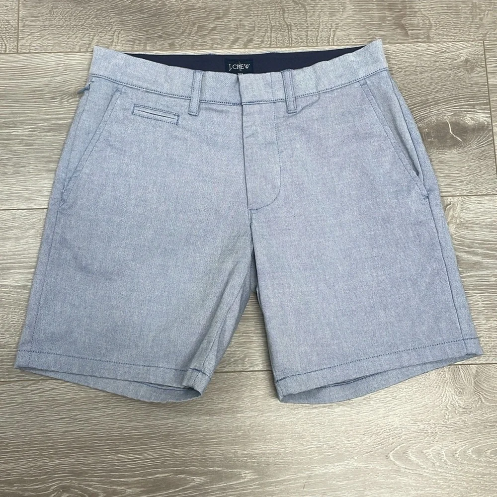NWOT J.Crew Oxford Tech Shorts 7” Inseam W28